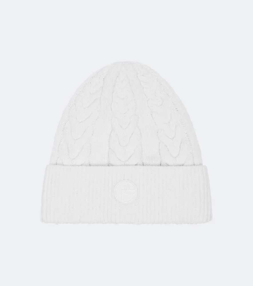 Cable-Knit Wool and Cashmere Beanie by Fusalp