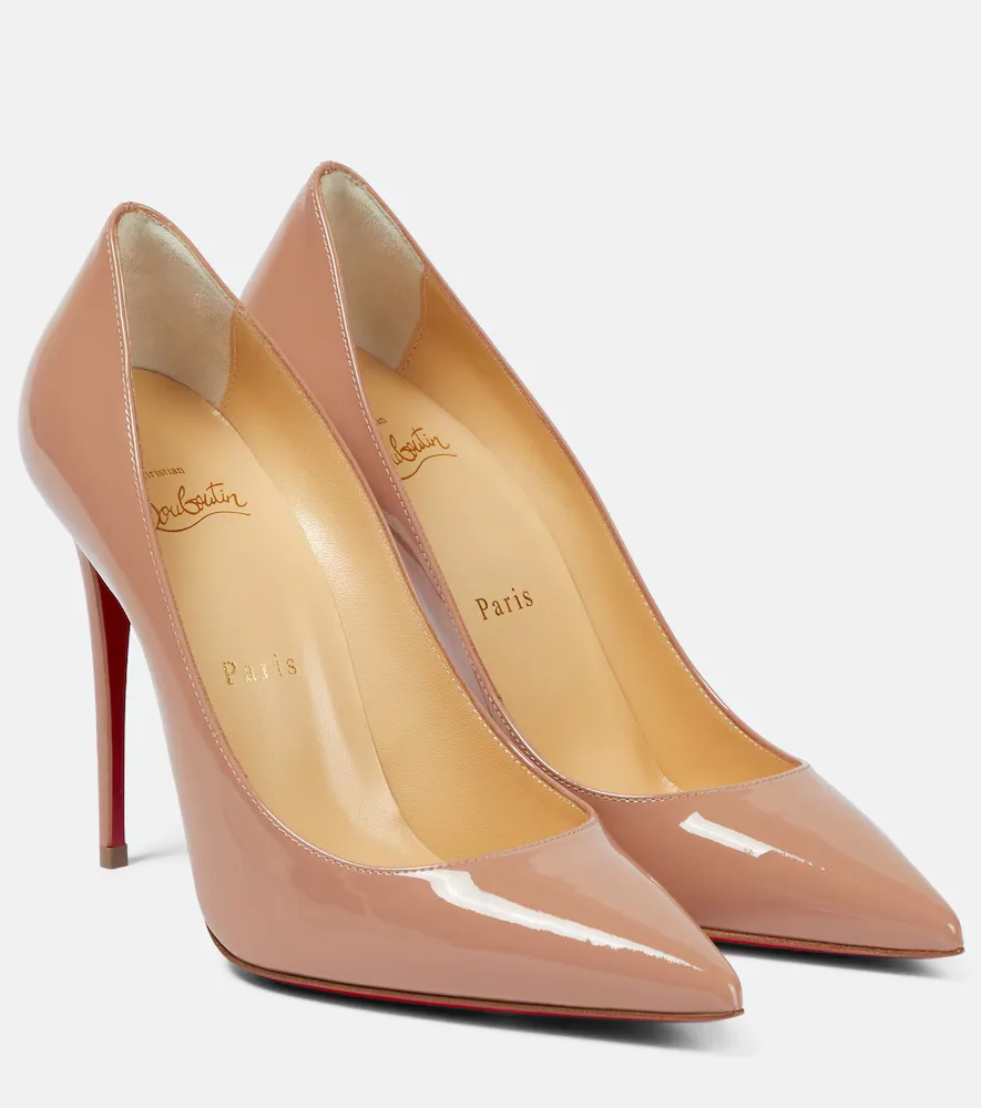 Kate 100 Patent Leather Pumps by Christian Louboutin