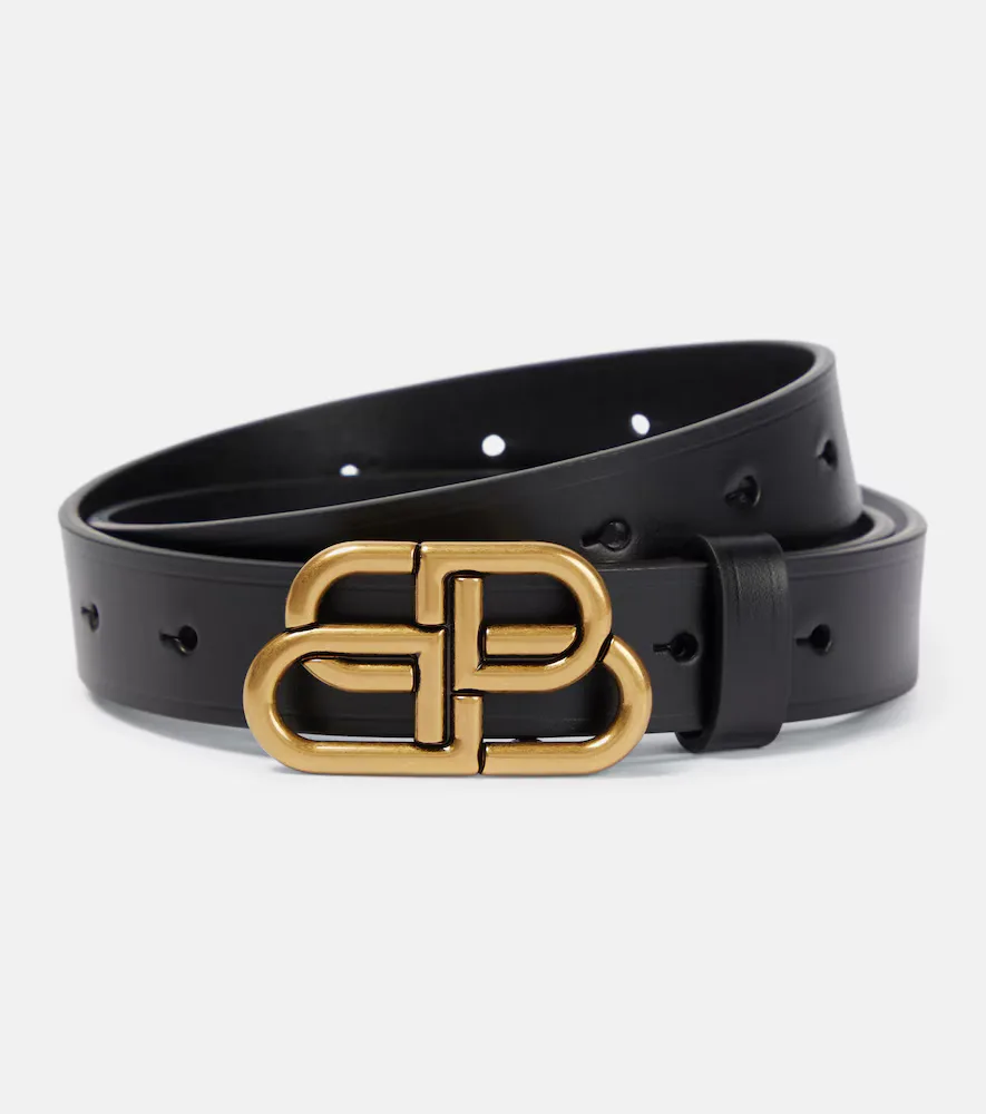 Slim Leather Belt by Balenciaga