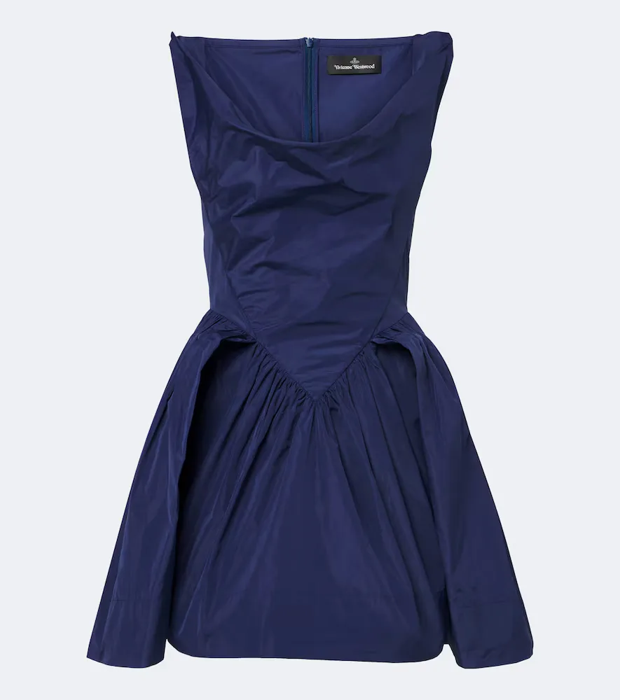Sunday Draped Taffeta Minidress by Vivienne Westwood