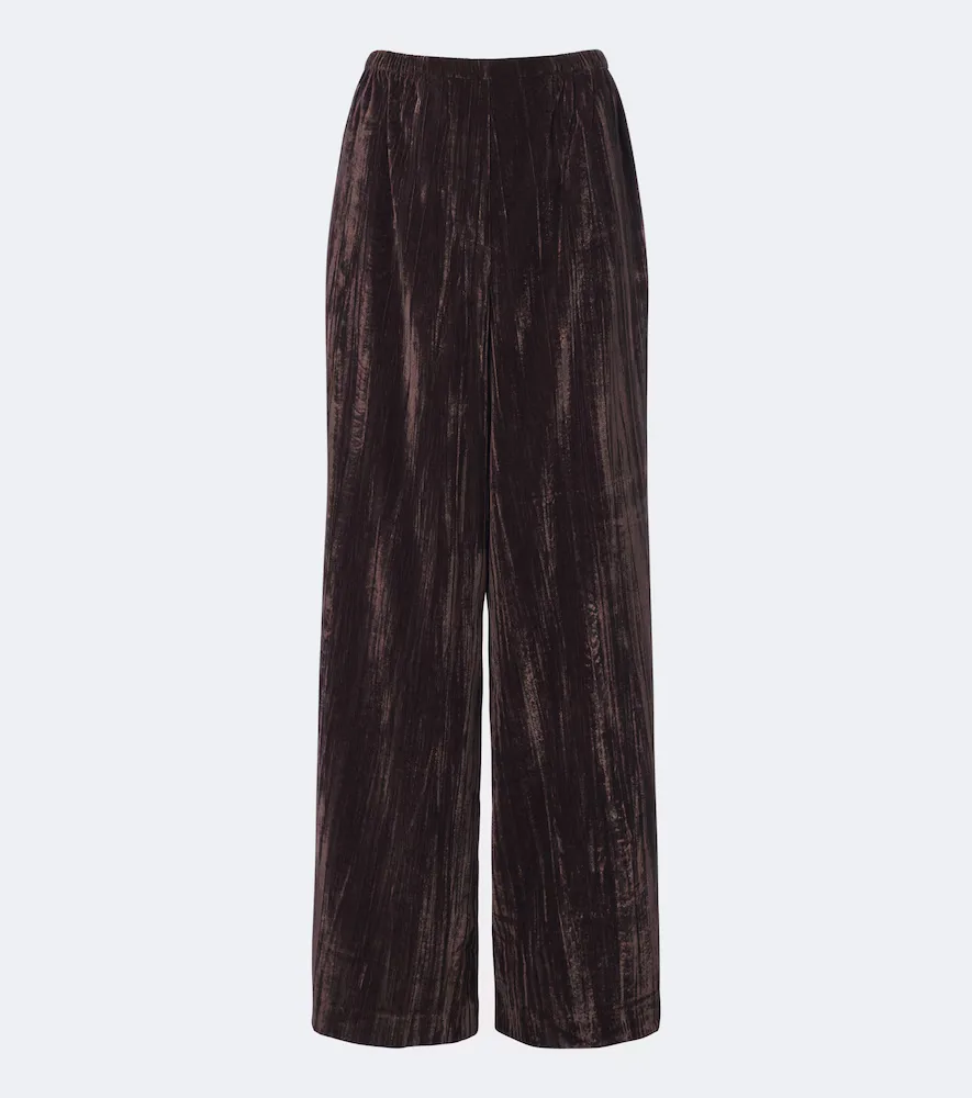 White Label Meadow Velvet Wide-Leg Pants by Proenza Schouler