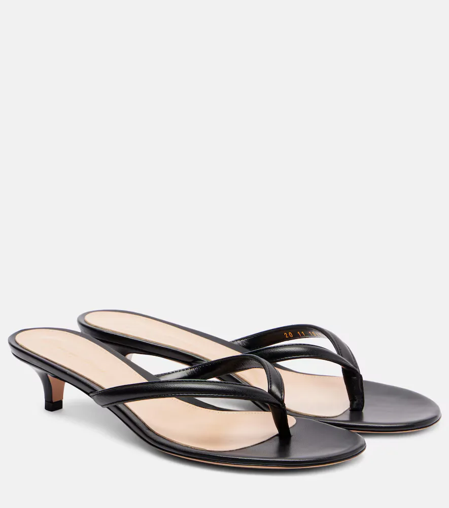 Calypso 35 Leather Thong Sandals by Gianvito Rossi