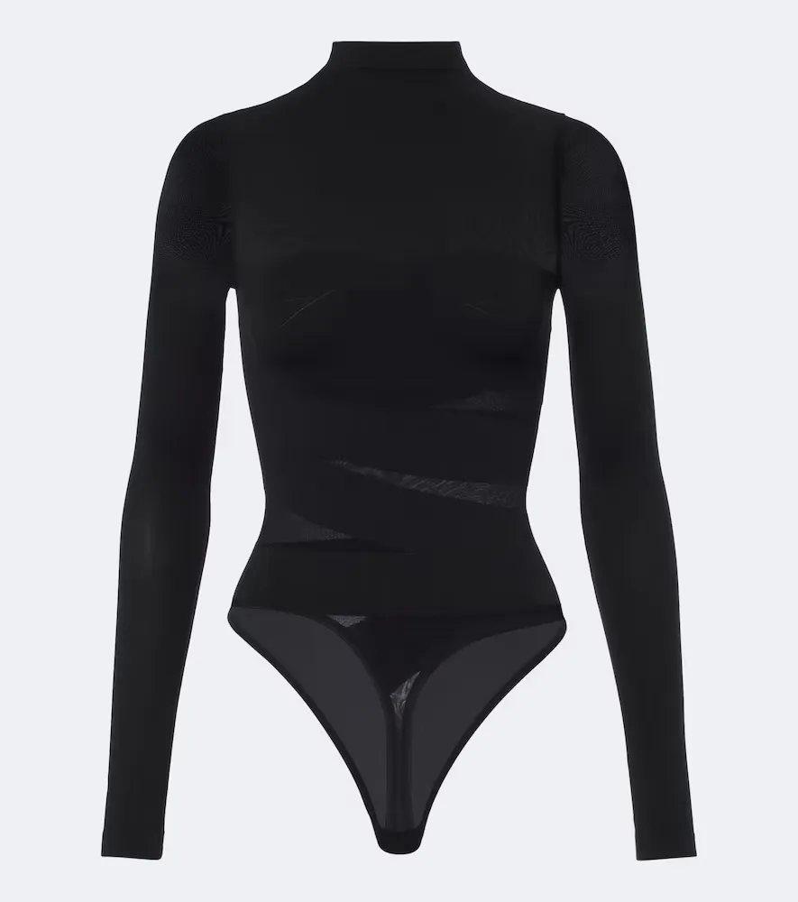 Infinite Wrap Sheer Bodysuit by Wolford