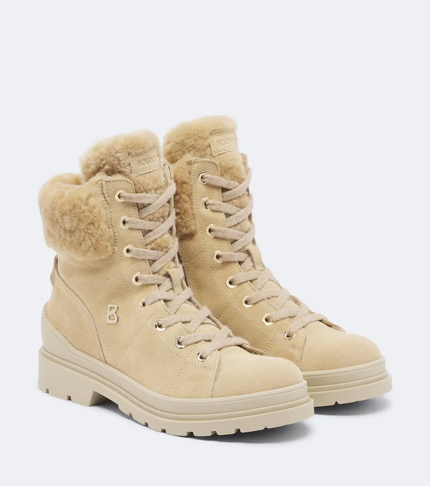 St. Moritz Suede Lace-Up Boots by Bogner
