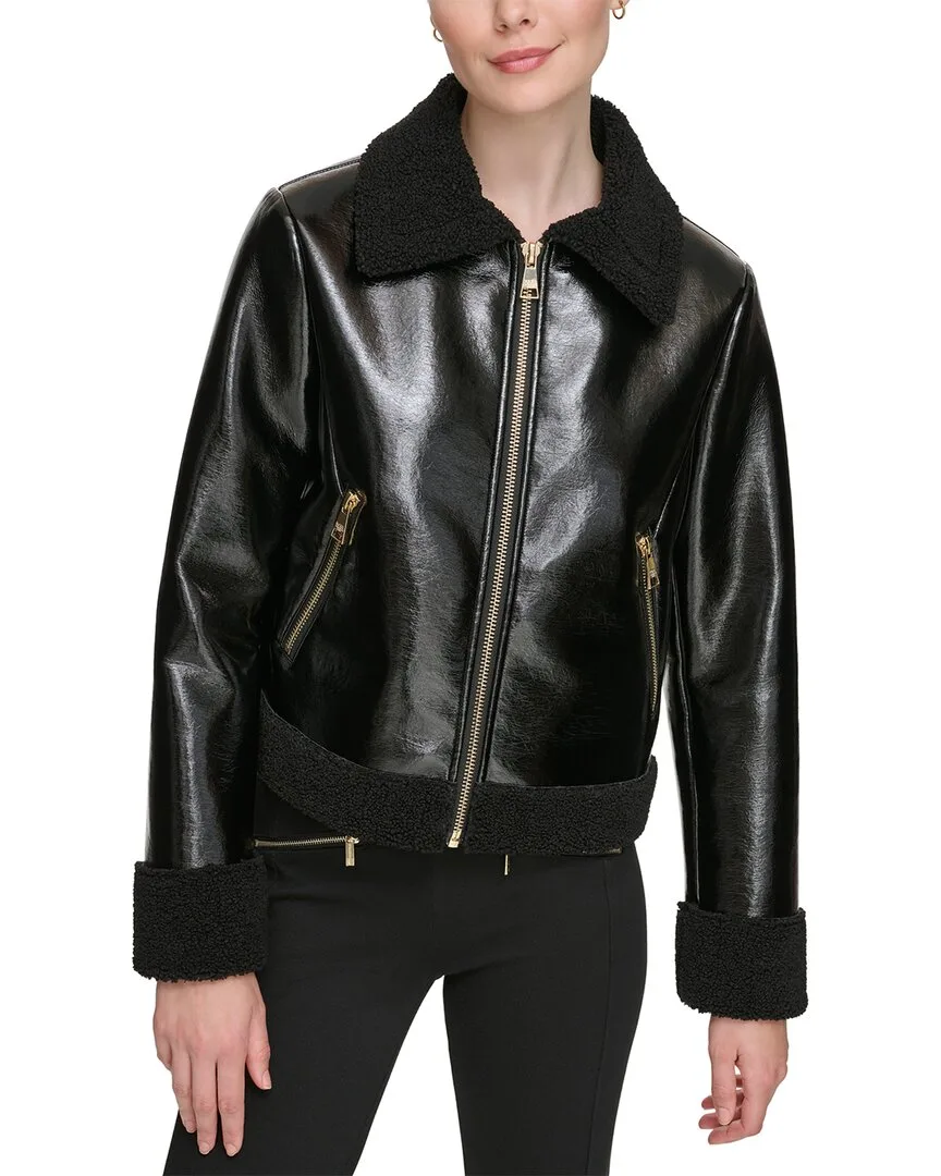 Zip Front Jacket by Karl Lagerfeld