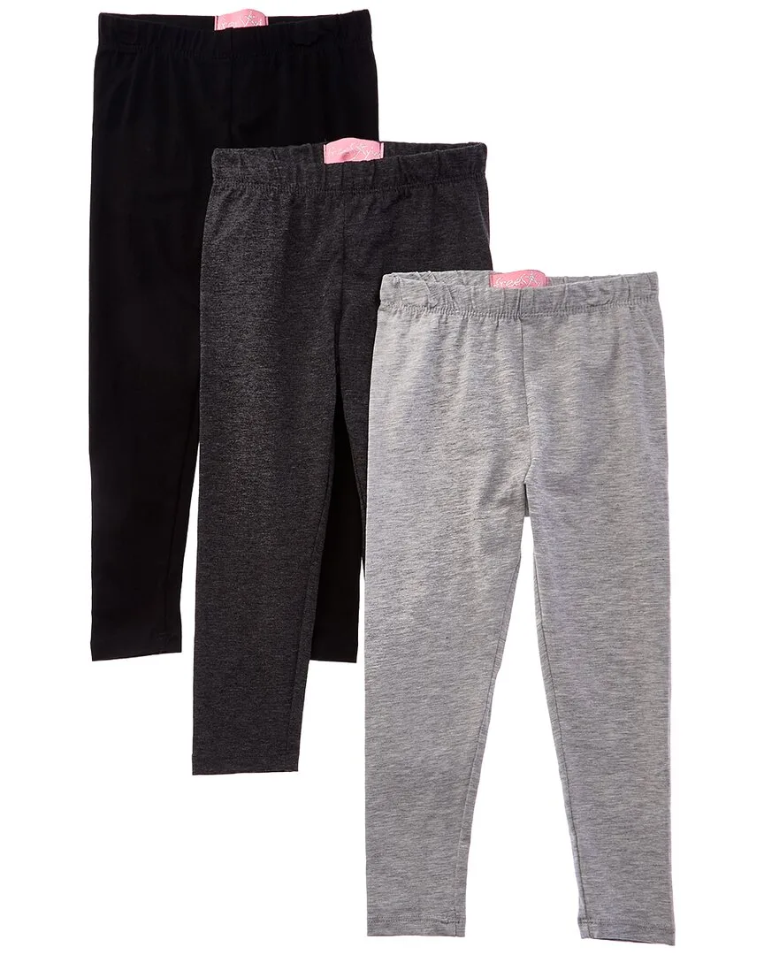 Charcoal 3pk Legging by Freestyle