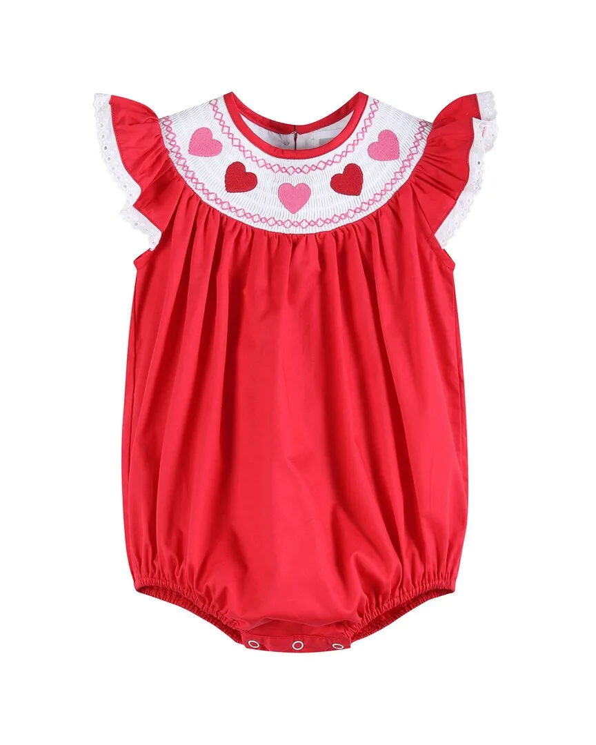 Lace Smocked Romper by Lil Cactus