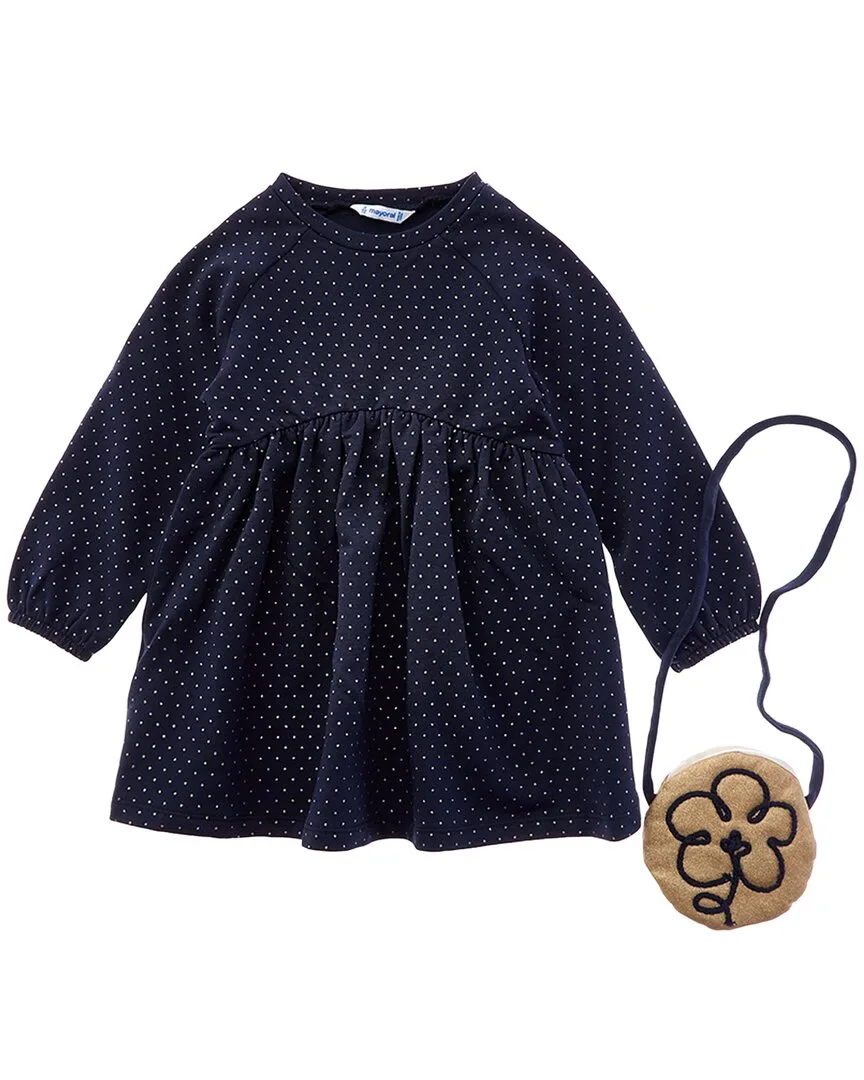 Fleece Dress & Handbag by Mayoral