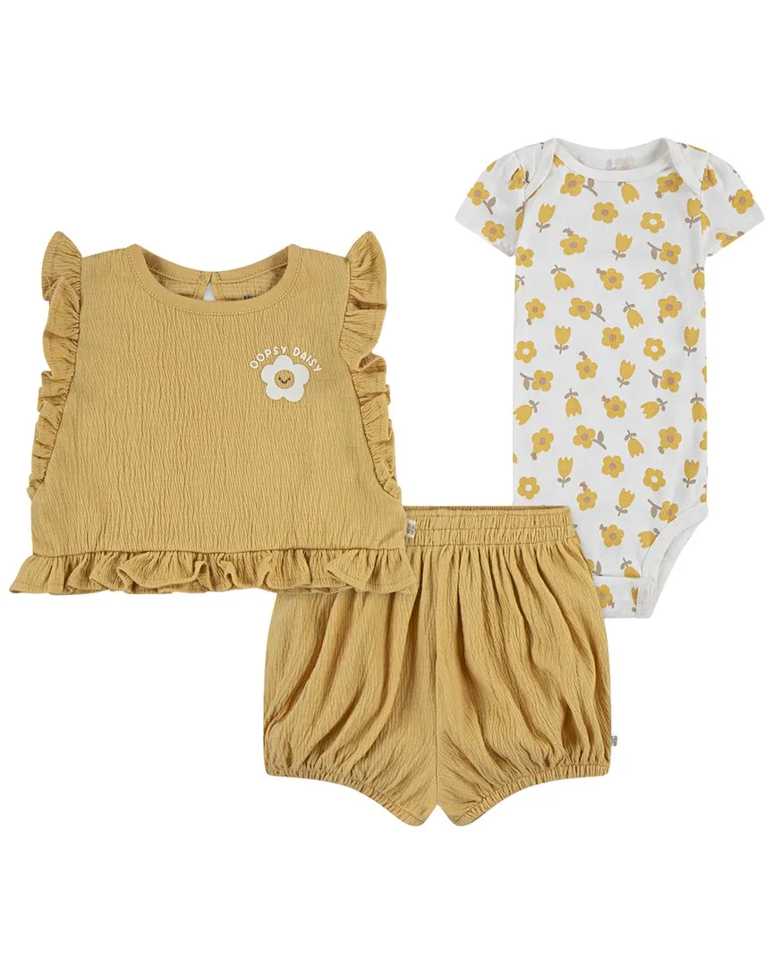 3Pc Top, Short, & Romper Set by Huggies