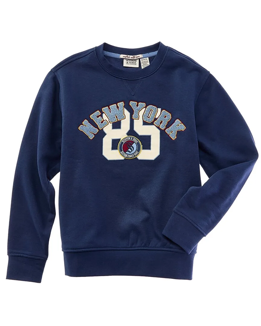 Graphic Crewneck Pullover by Scotch & Soda