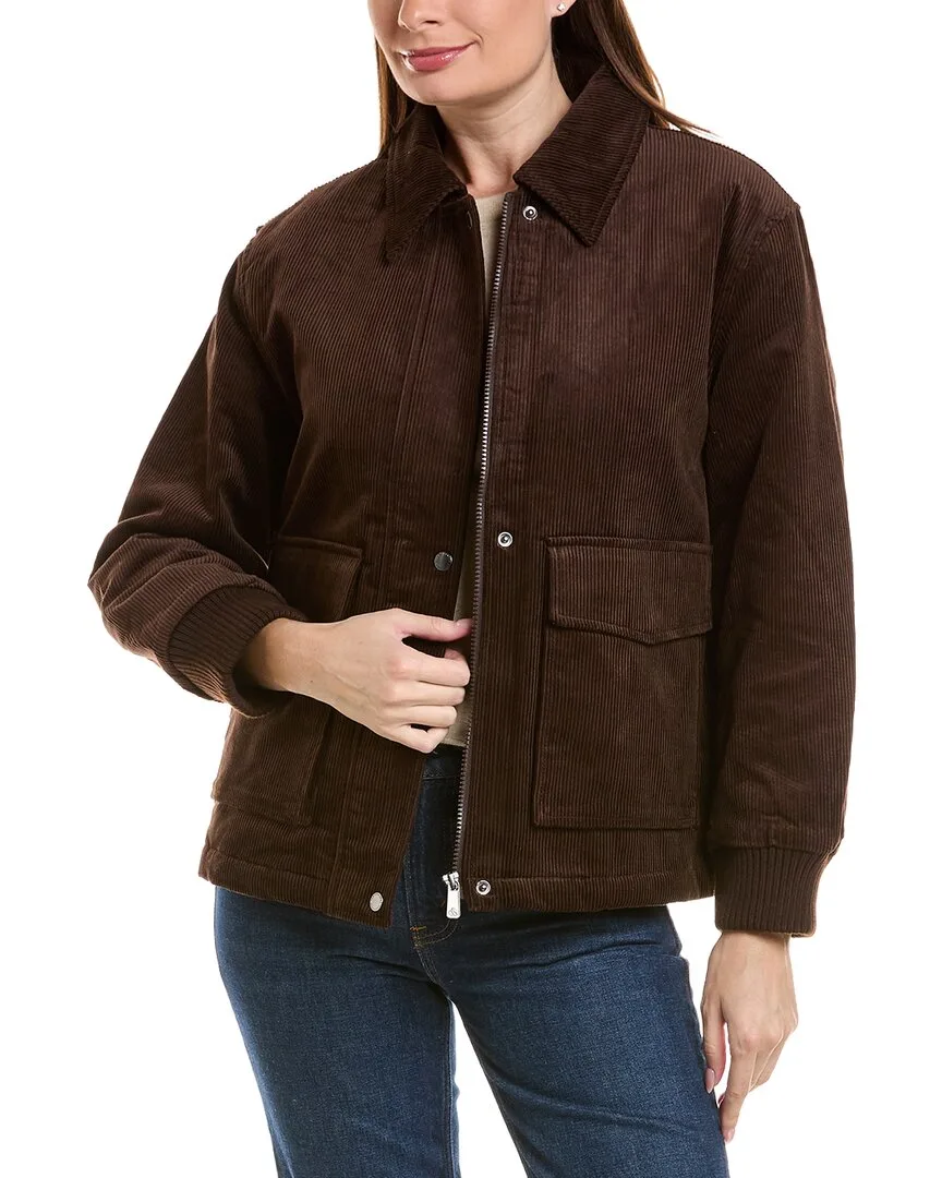 Corduroy Padded Boyfriend Trucker Jacket by Scotch & Soda