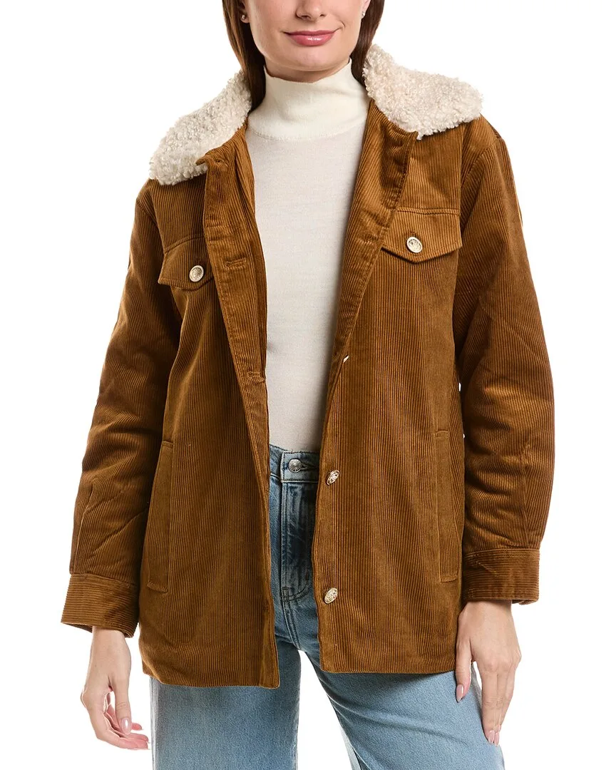 Corduroy Padded Shacket by Scotch & Soda