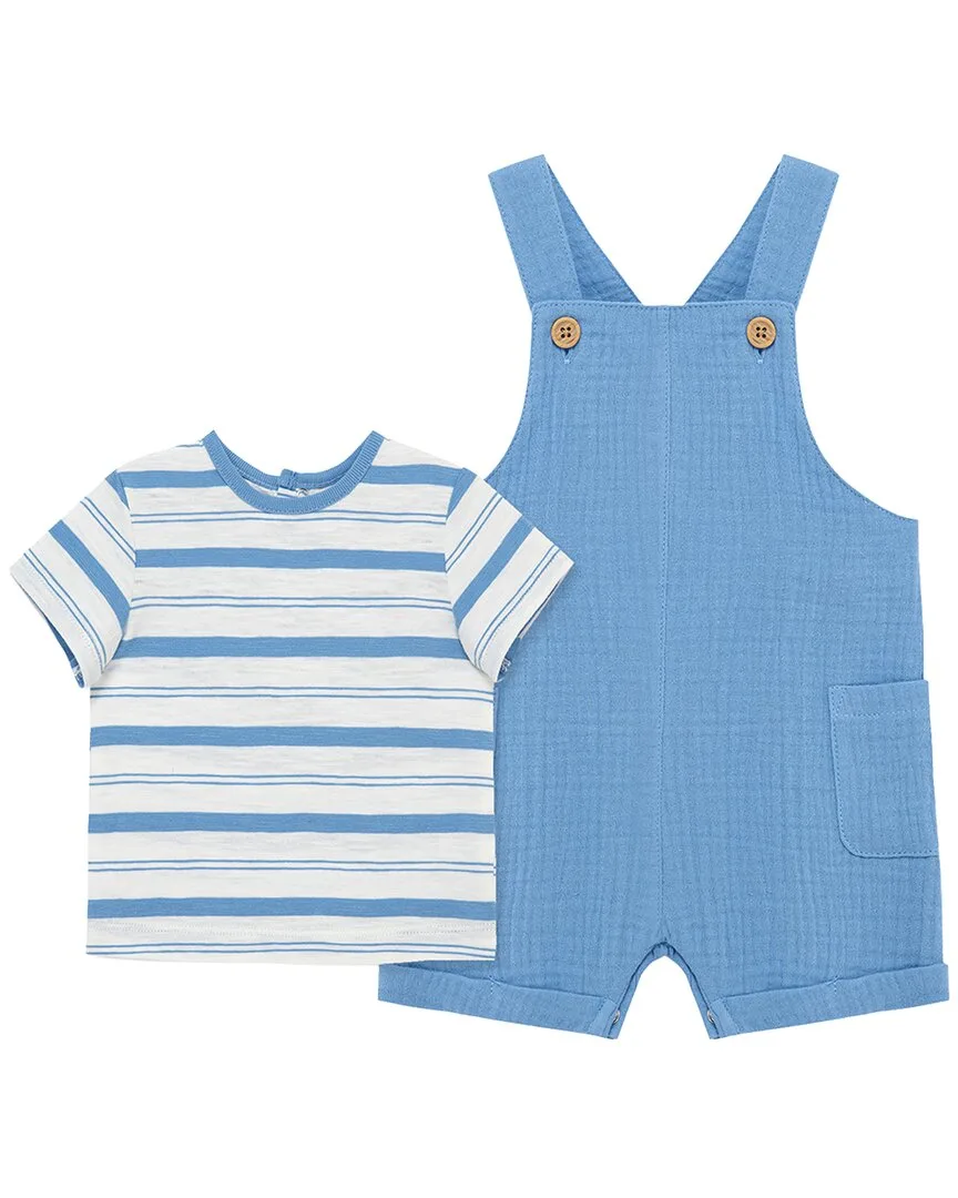 Solid Shortall Set by Little Me