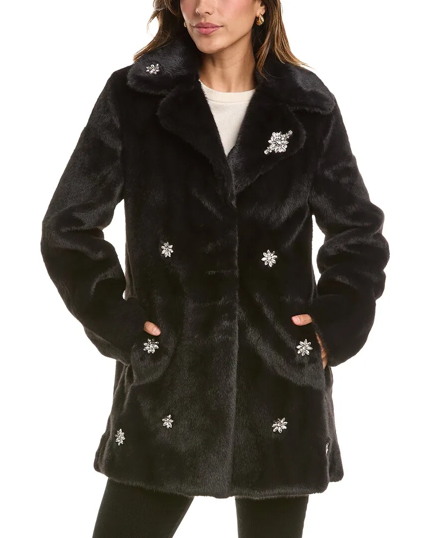 Stella + Lorenzo Medium Faux Shearling Jacket by Stella  Lorenzo