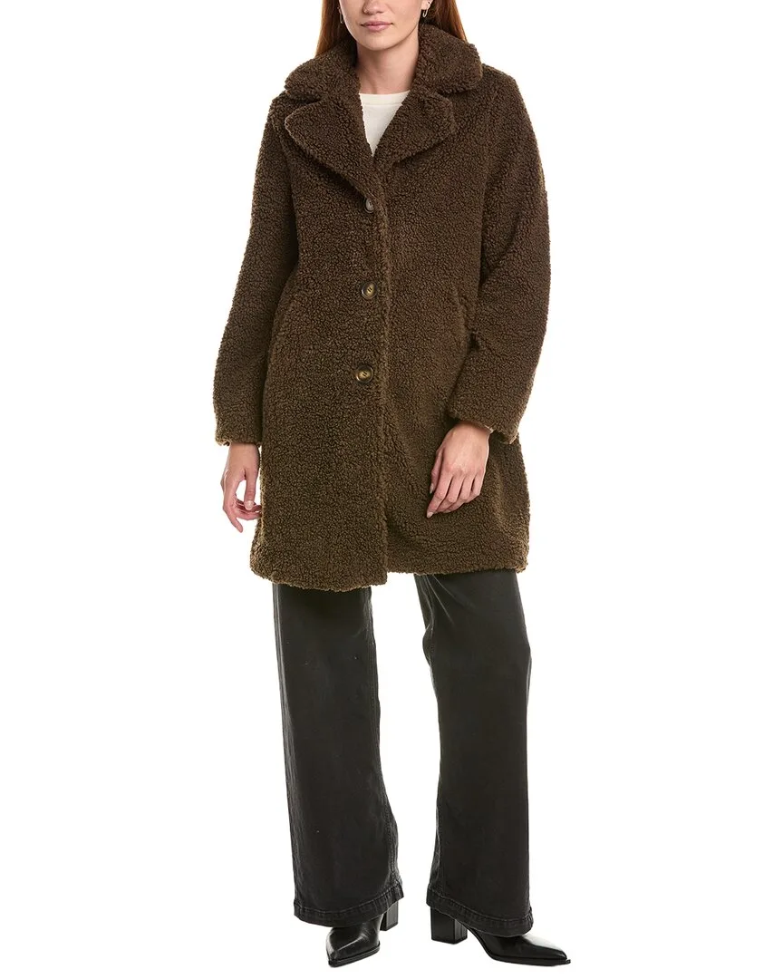 Mid-Length Classic Teddy Coat by Ellen Tracy
