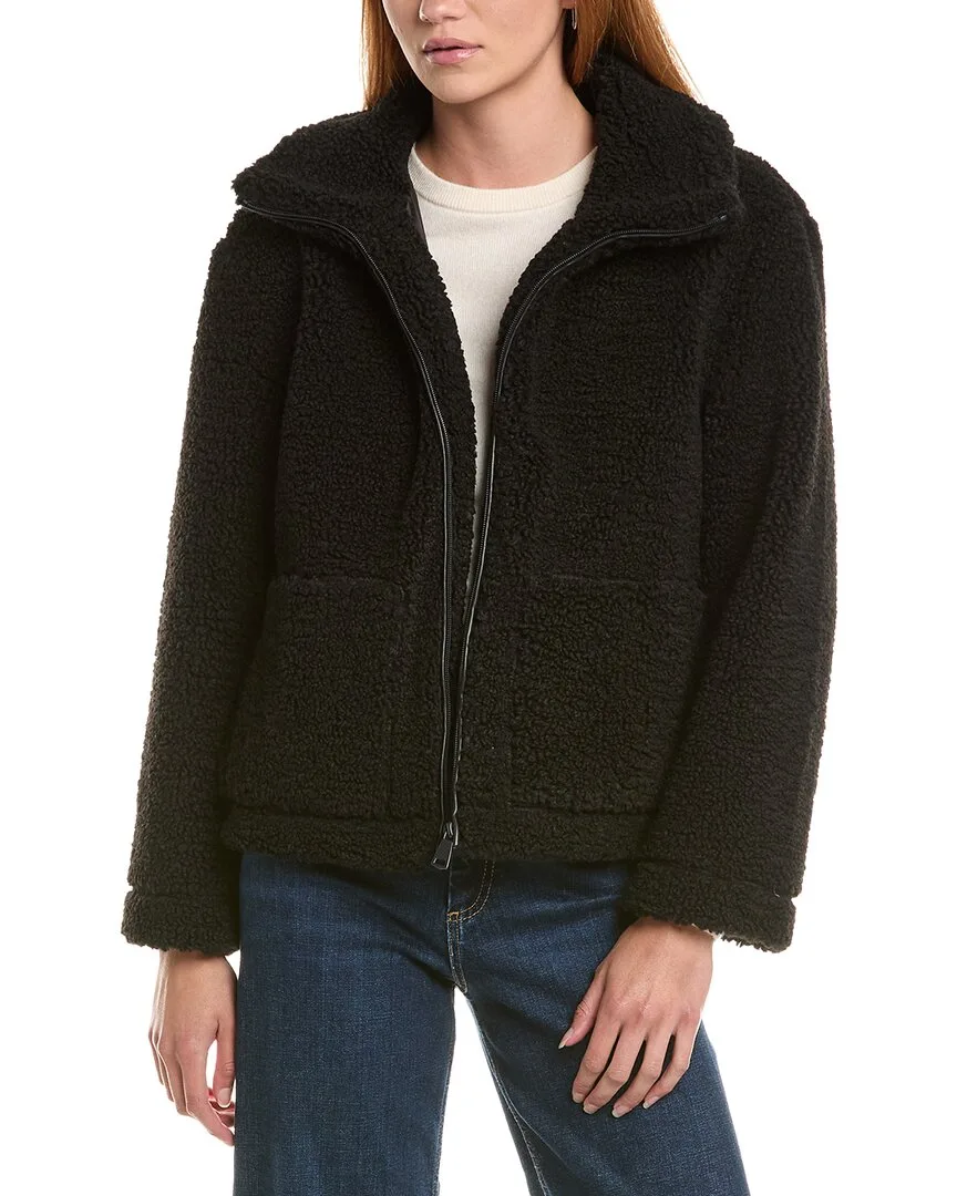 Cropped Teddy Coat by Ellen Tracy