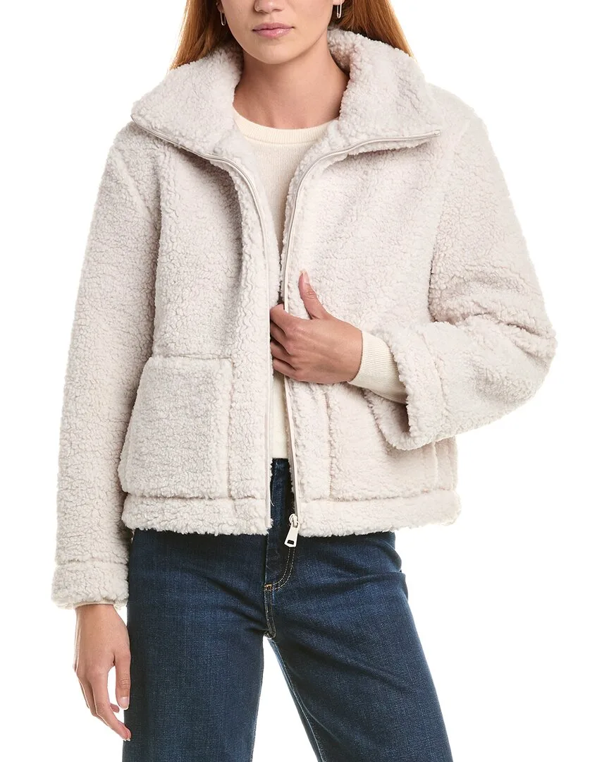 Cropped Teddy Coat
