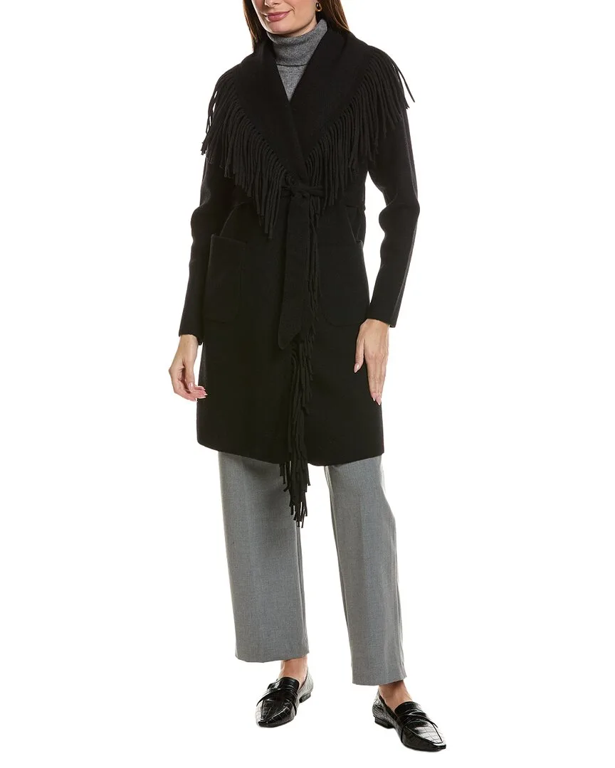 Mink Eyelash Wrap Coatigan by Nvlt