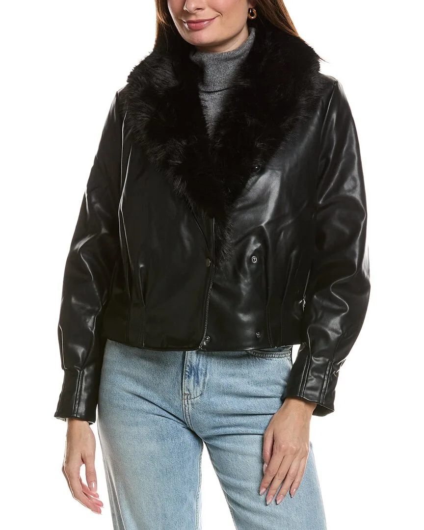 Cropped Biker Jacket by Nvlt
