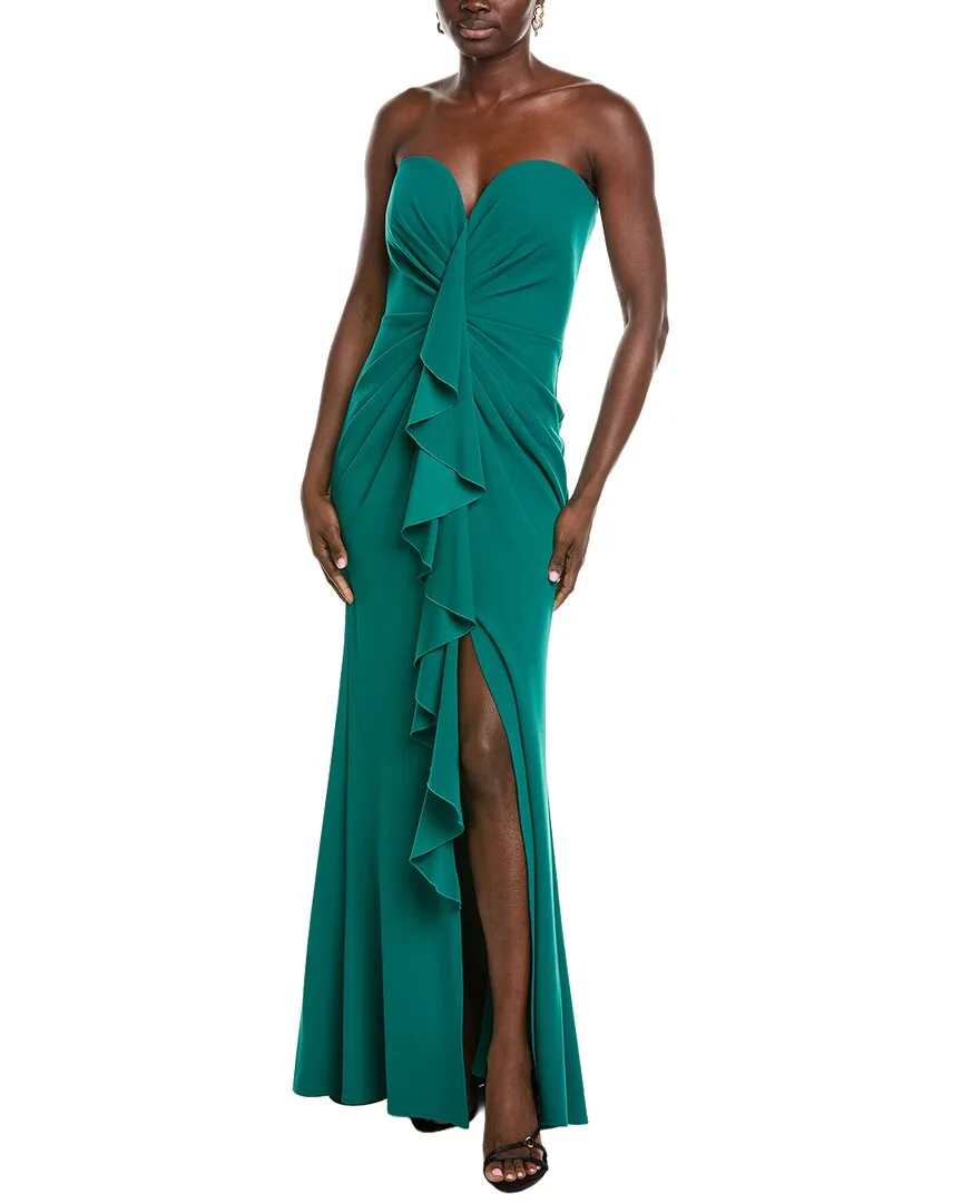 Solid Maxi Dress by Tadashi