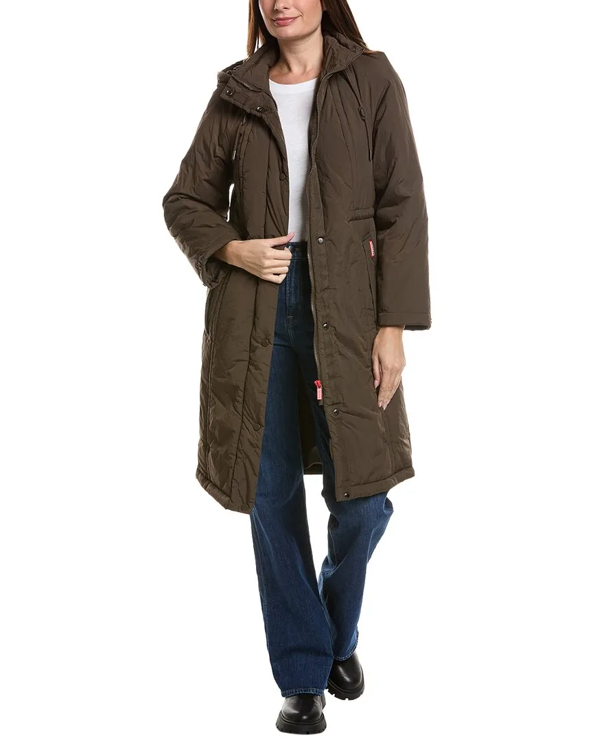 Isabella Longline Padded Coat by Hunter