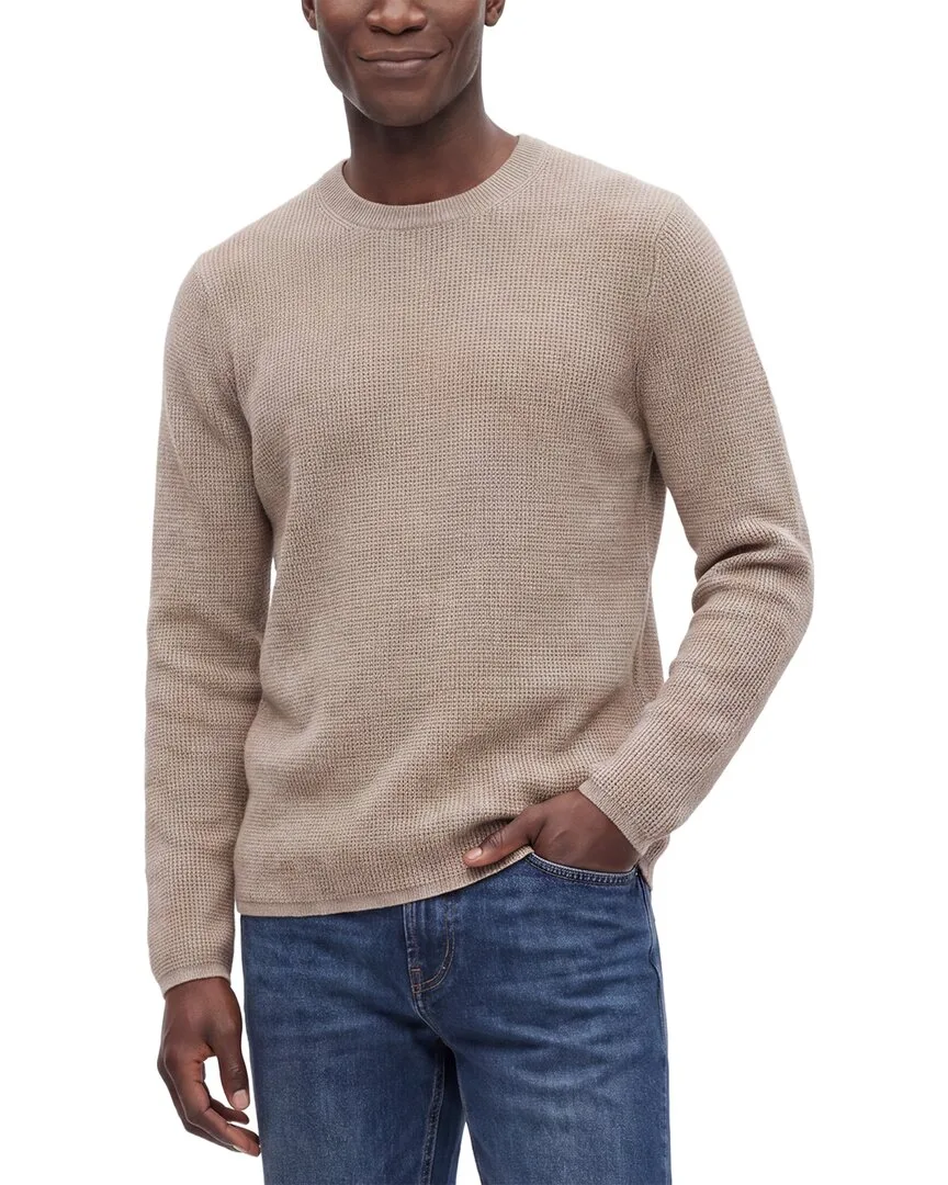 100% Cashmere Thermal Crewneck Sweater by Forte