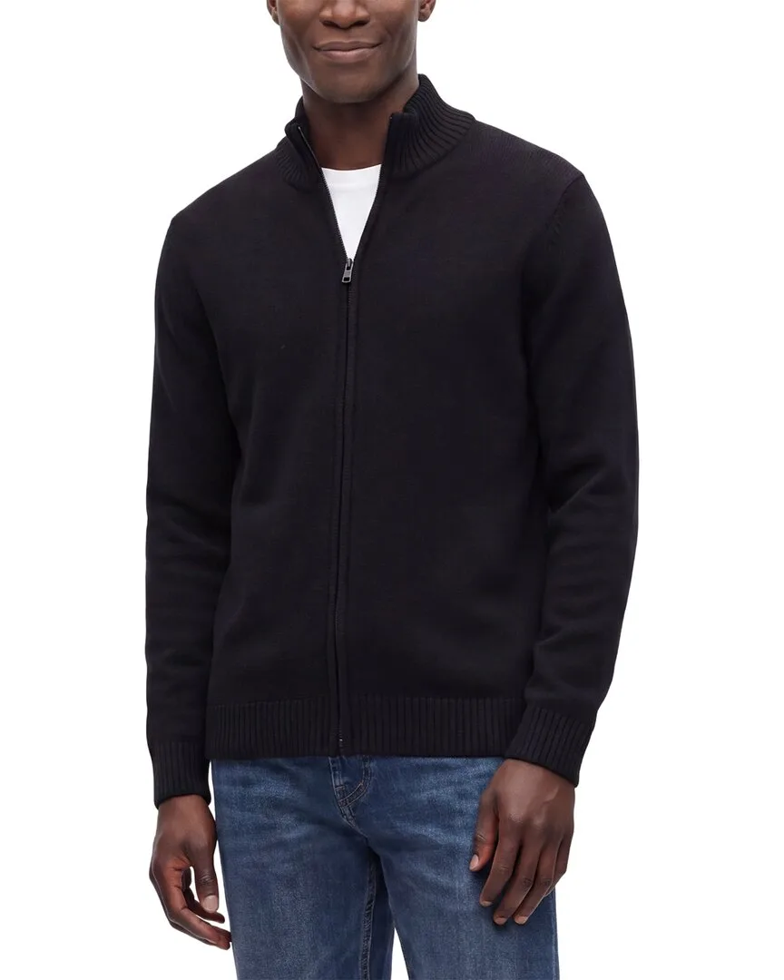100% Cashmere Mock Neck 1/4-Zip 100% Cashmere Sweater by Forte