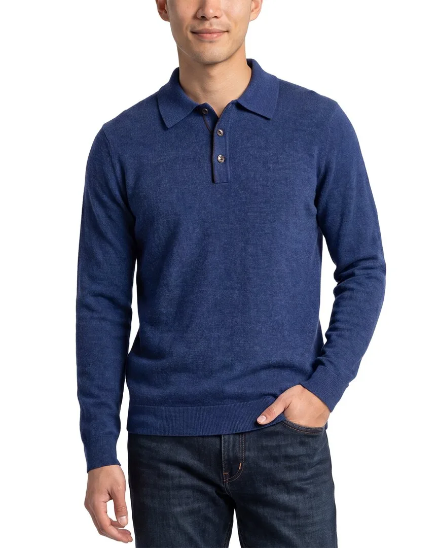 100% Cashmere Polo Sweater by Forte