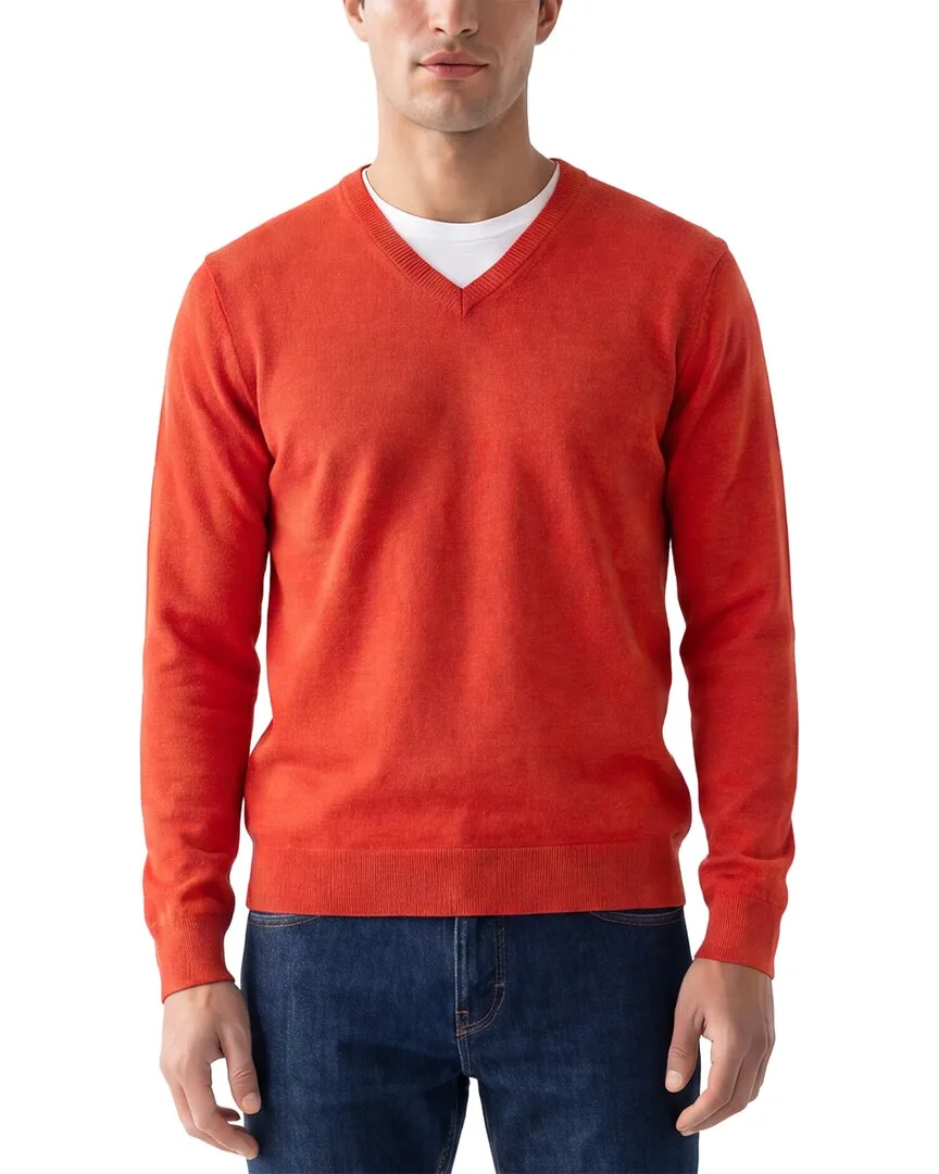 100% Cashmere V-Neck 100% Cashmere Sweater by Forte