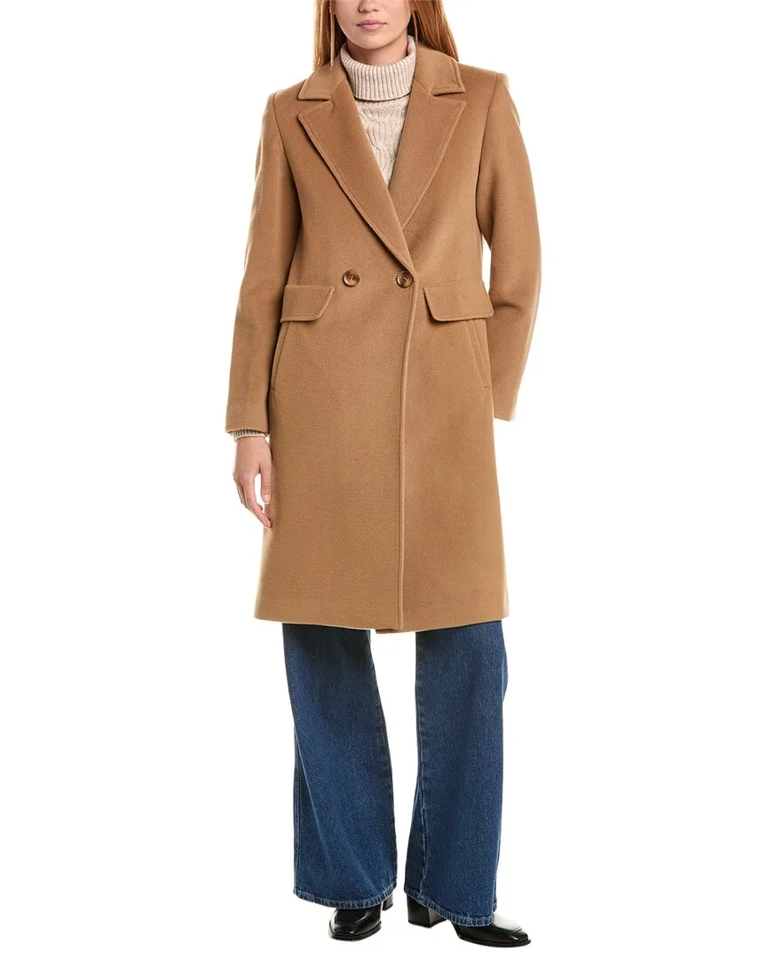 Wool & Cashmere-Blend Coat