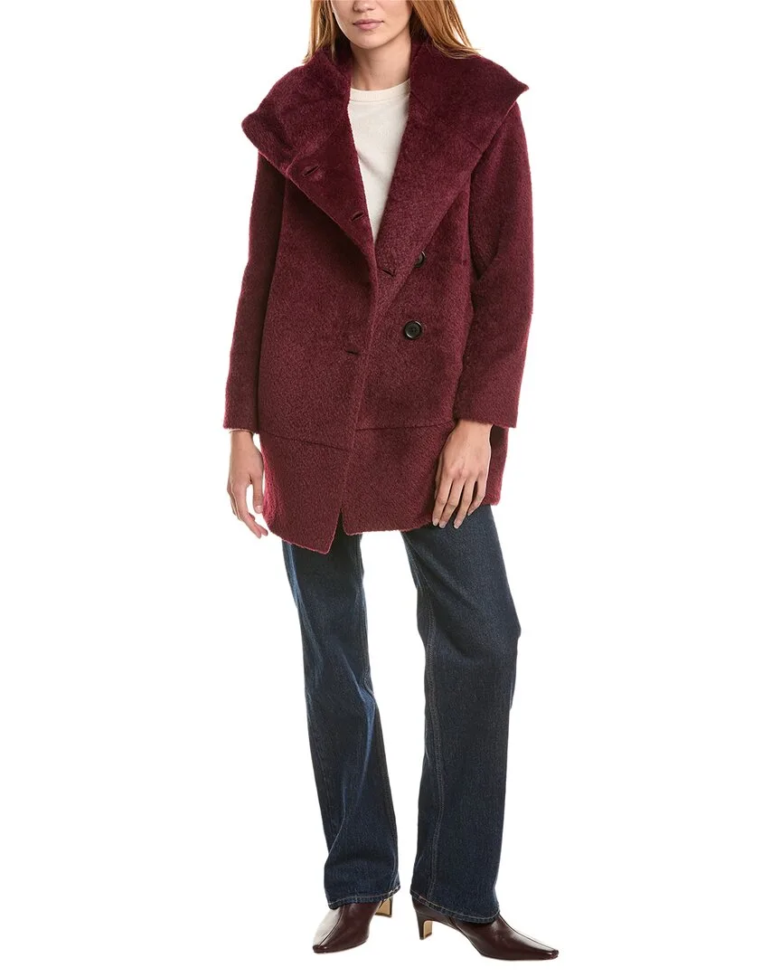 Wool & Alpaca-Blend Coat by Sofia Cashmere