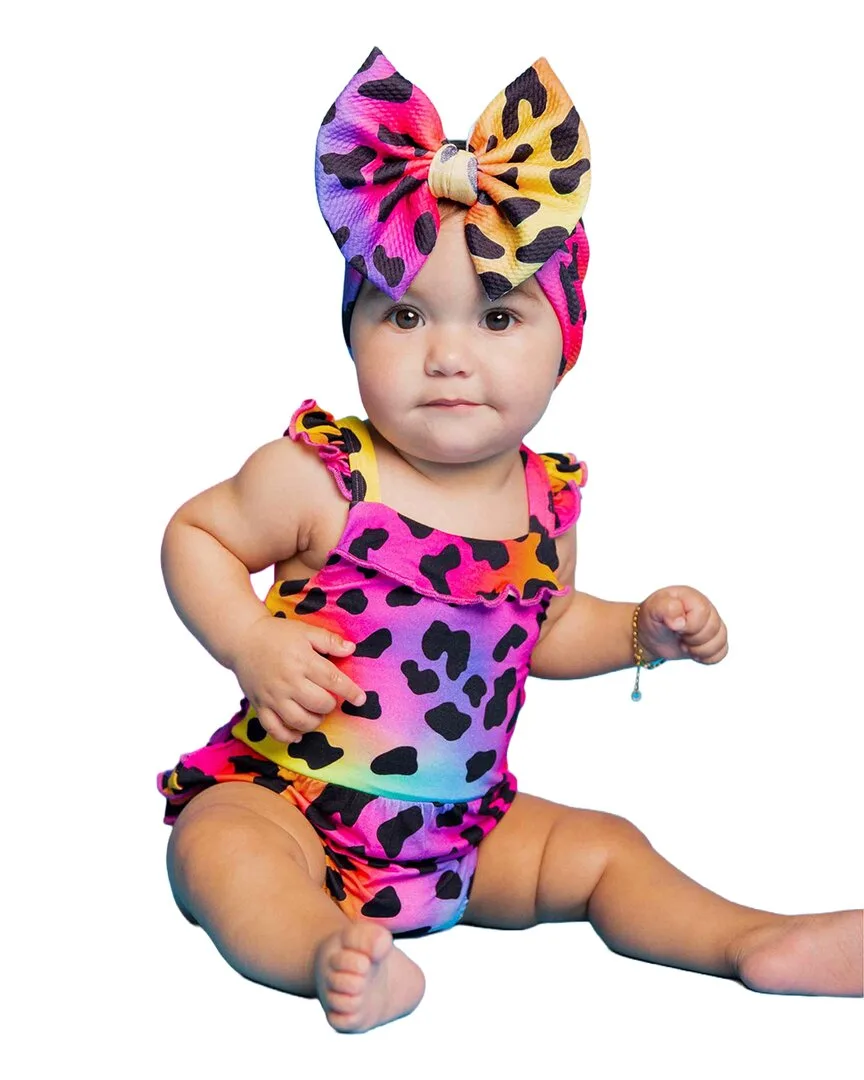 Wild About Hue Bubble Romper by Bums & Roses