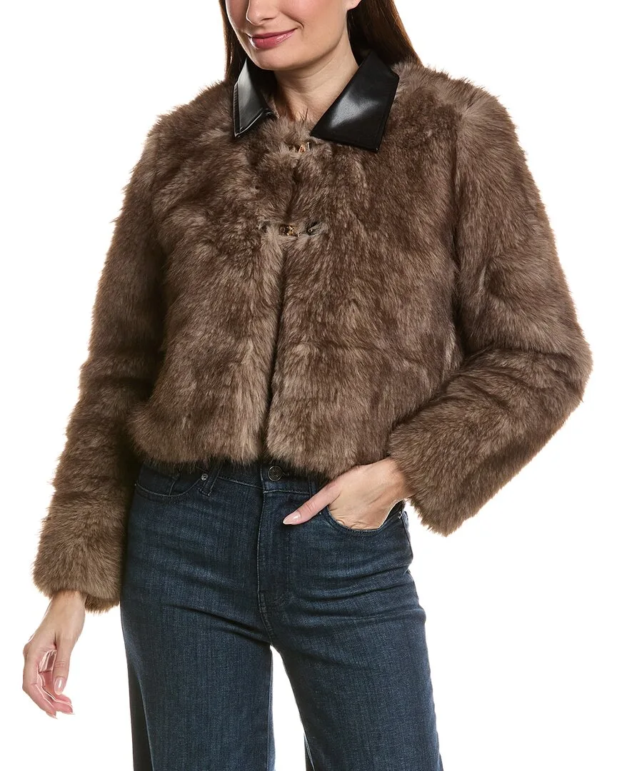 Shearling Short Jacket by Pascale La Mode