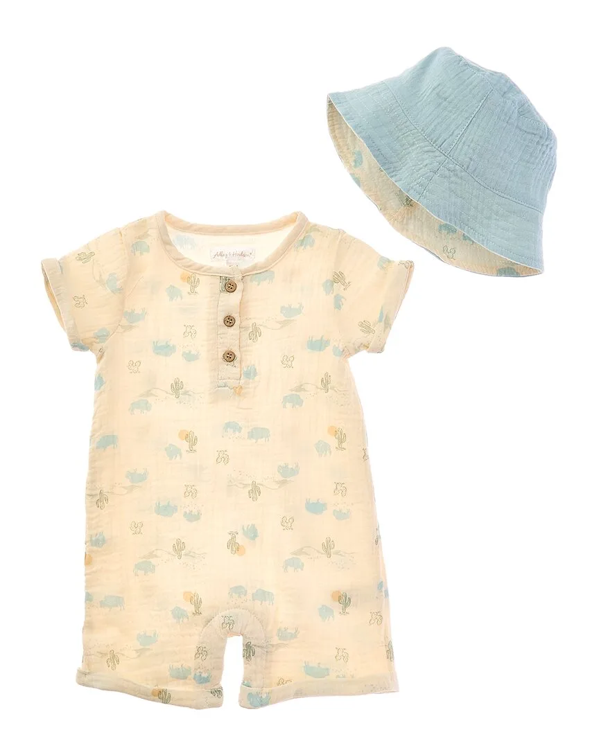 2Pc Romper & Hat Set by Adley & Hudson