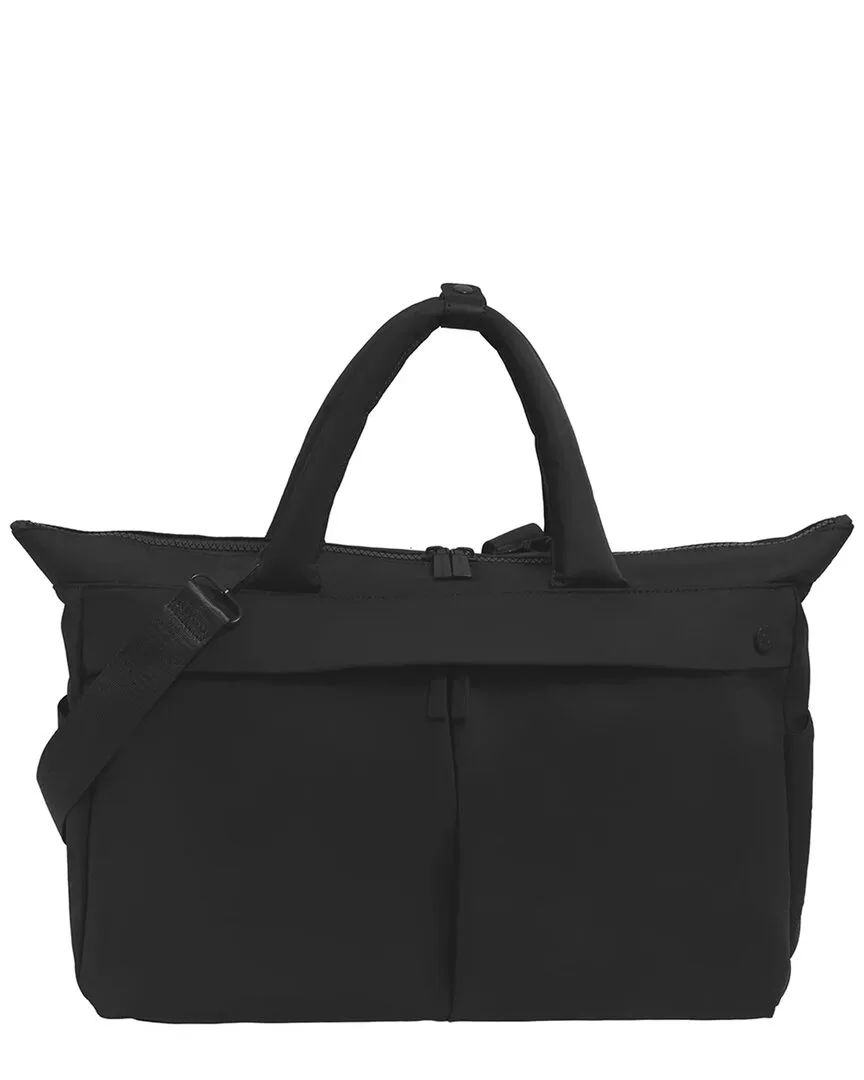 The Sylvia 21In Twill Nylon Double Handle Weekender Duffle by Joan & David