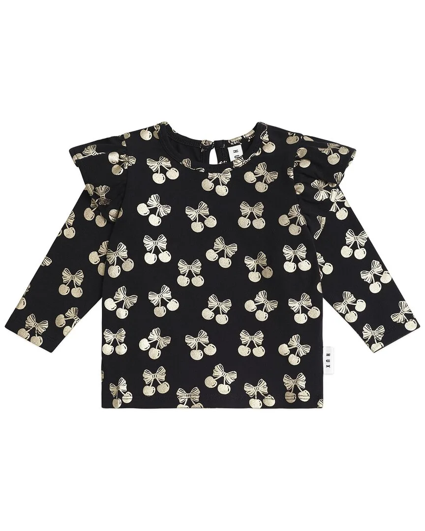 Cherry Pie Gold Special Frill Top by Huxbaby