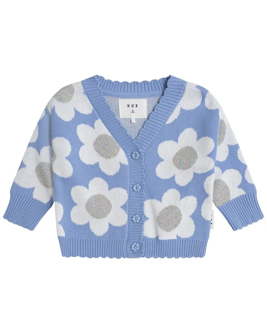 Daisy Scalloped Knit Cardigan by Huxbaby