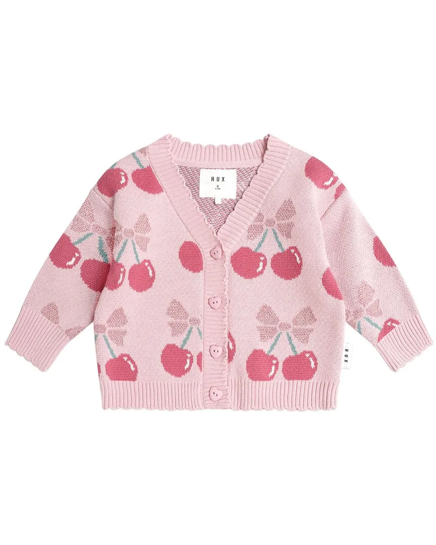 Cherry Pie Scalloped Knit Cardigan by Huxbaby