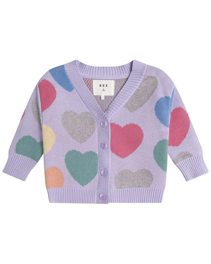 Loveheart Knit Cardigan by Huxbaby