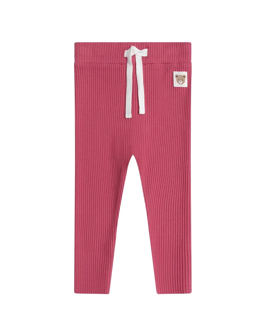 Cherry Rib Legging by Huxbaby