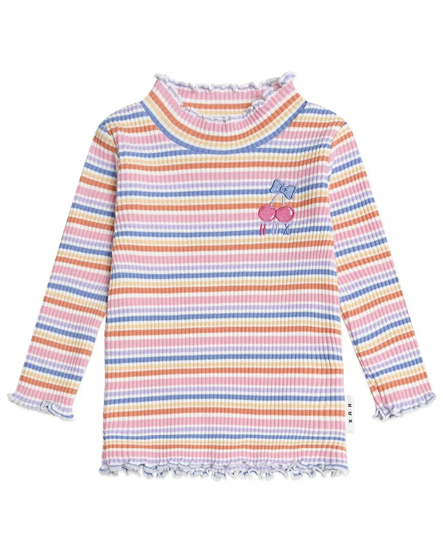 Rainbow Rib Skivvy Top by Huxbaby