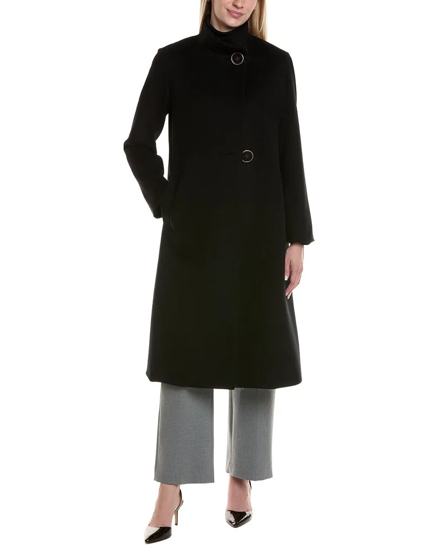 Wool-Blend Coat by Fleurette