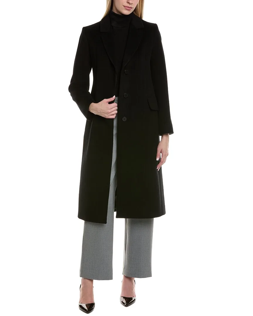 Wool-Blend Coat