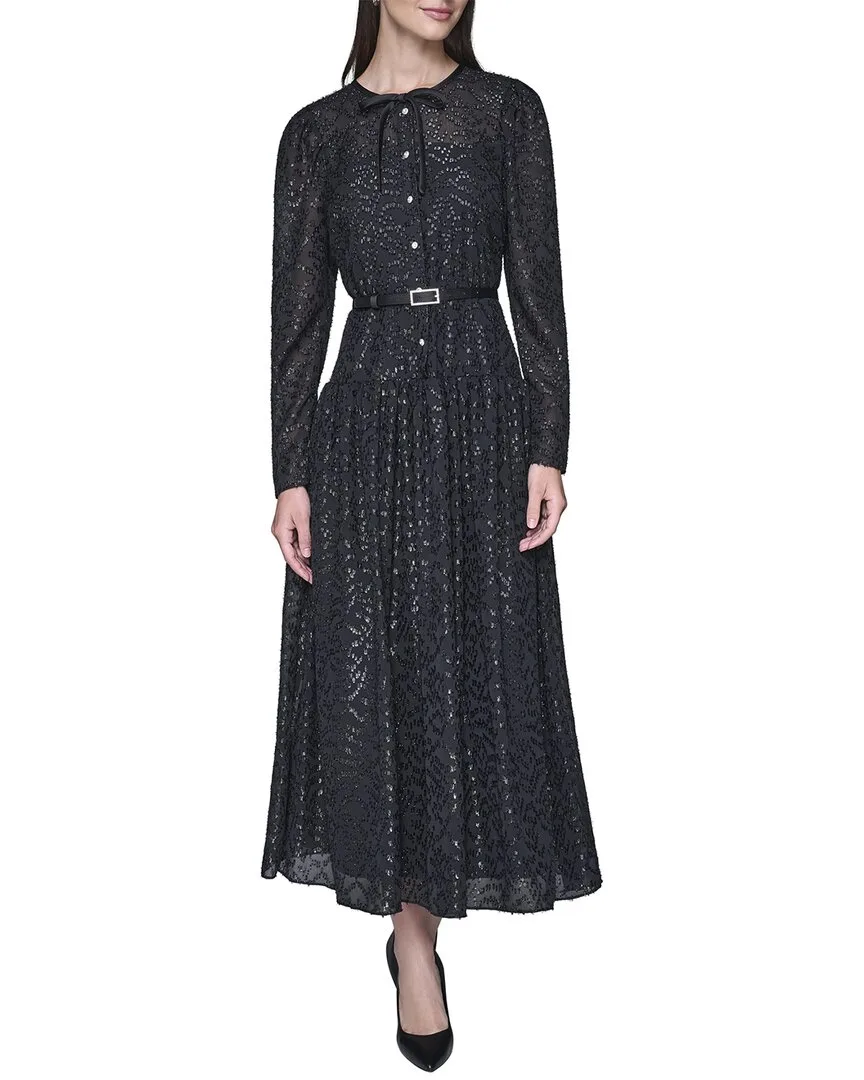 Chiffon Midi Dress by Karl Lagerfeld