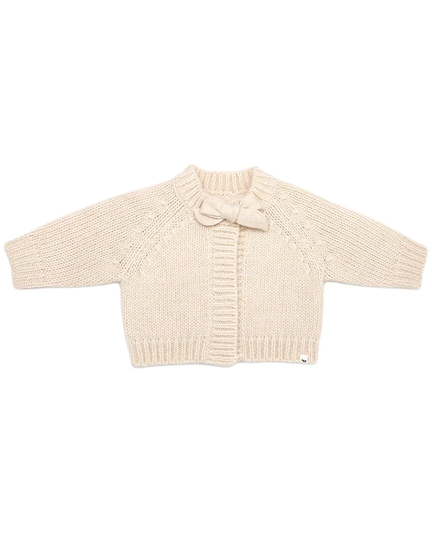 Scandi Bow Cardigan by Oh Baby