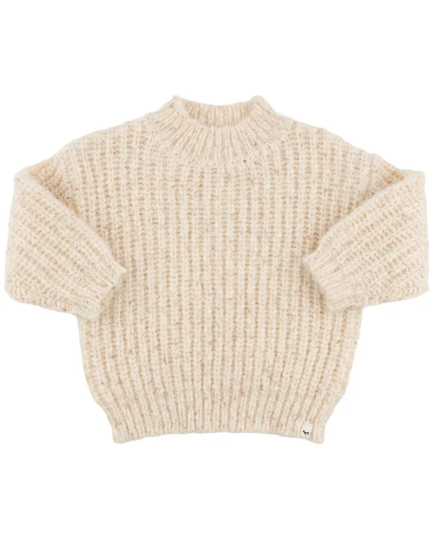 Fleck Grandpa Knitted Pullover by Oh Baby