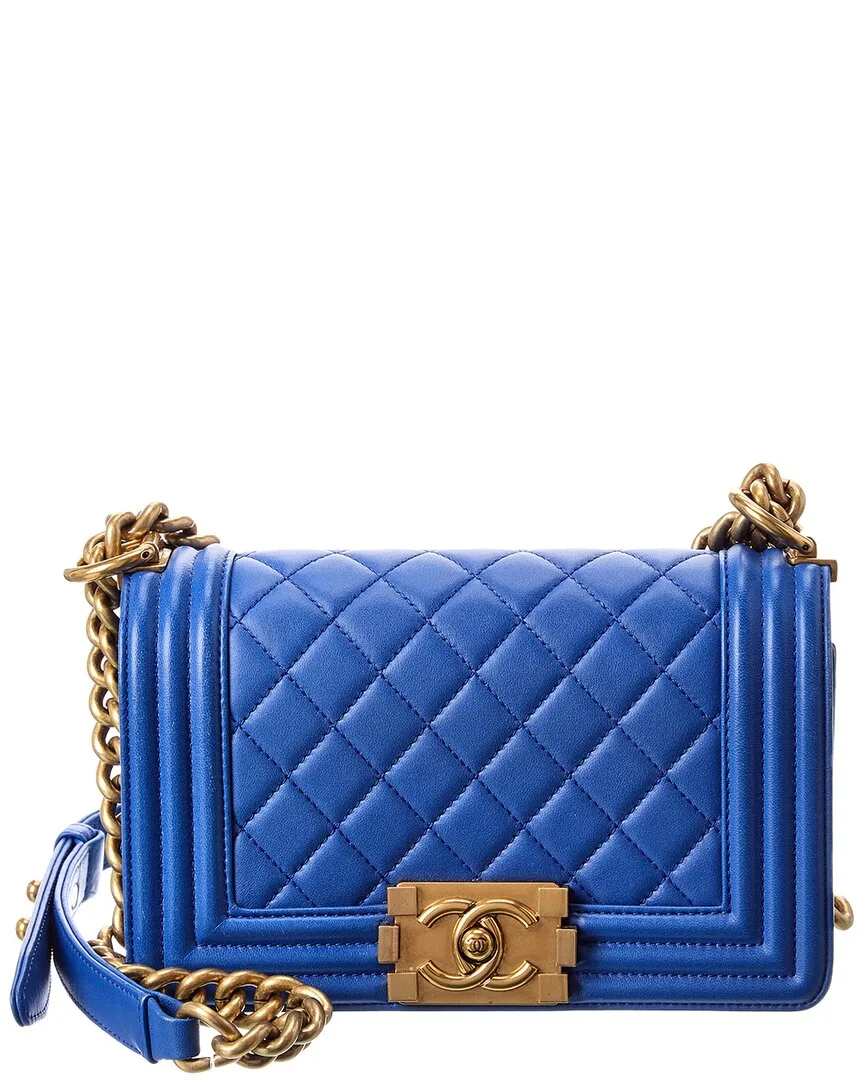 Blur Caviar Quilted Calf Leather Boy Shoulder Bag (authentic Pre-Loved) by CHANEL