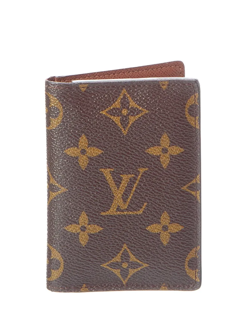 Brown Coated Canvas Card Case (authentic Pre-Loved) by Louis Vuitton