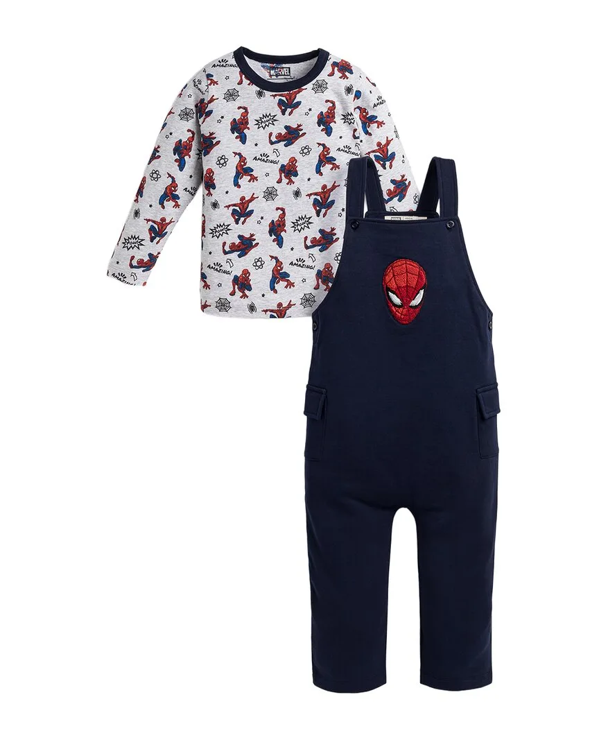 Crewneck T-Shirt & Overall Set by Monica  Andy