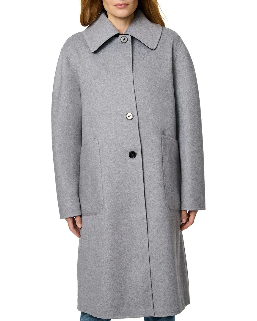 Long Wool-Blend Coat